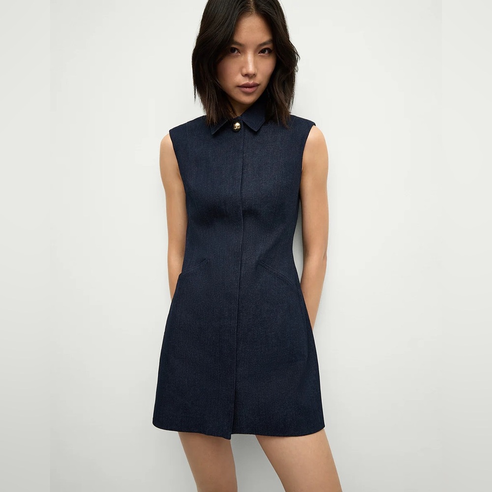 Veronica Beard Serina Denim Dress - Picture 2 of 10